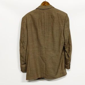 Yves Saint Laurent Suits & Blazers - Yves Saint Laurent Brown Checker Two-Button Blazer Yves Saint Laurent Suits & Blazers - Yves Saint Laurent Brown Checker Two-Button Blazer